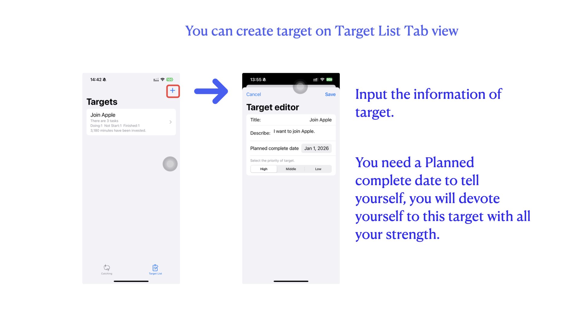 create target
